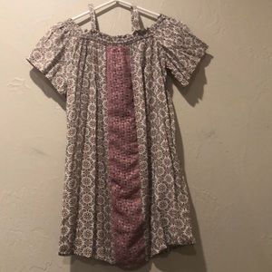 FLORAL OFF-THE-SHOULDER DRESS